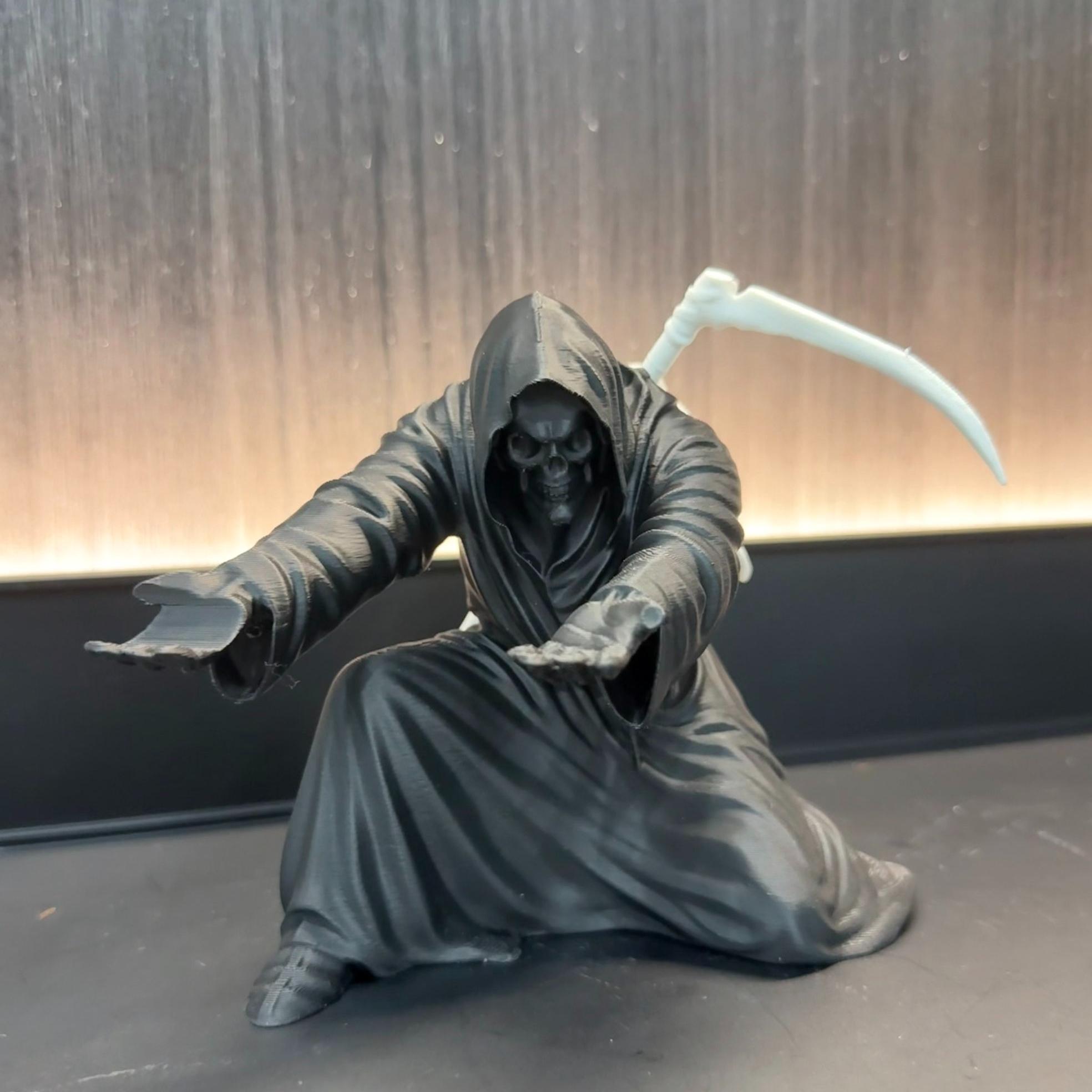 Cool Gothic Grim Reaper Pen Stand, Practical Pen Holder, 3D Printed Eco ...