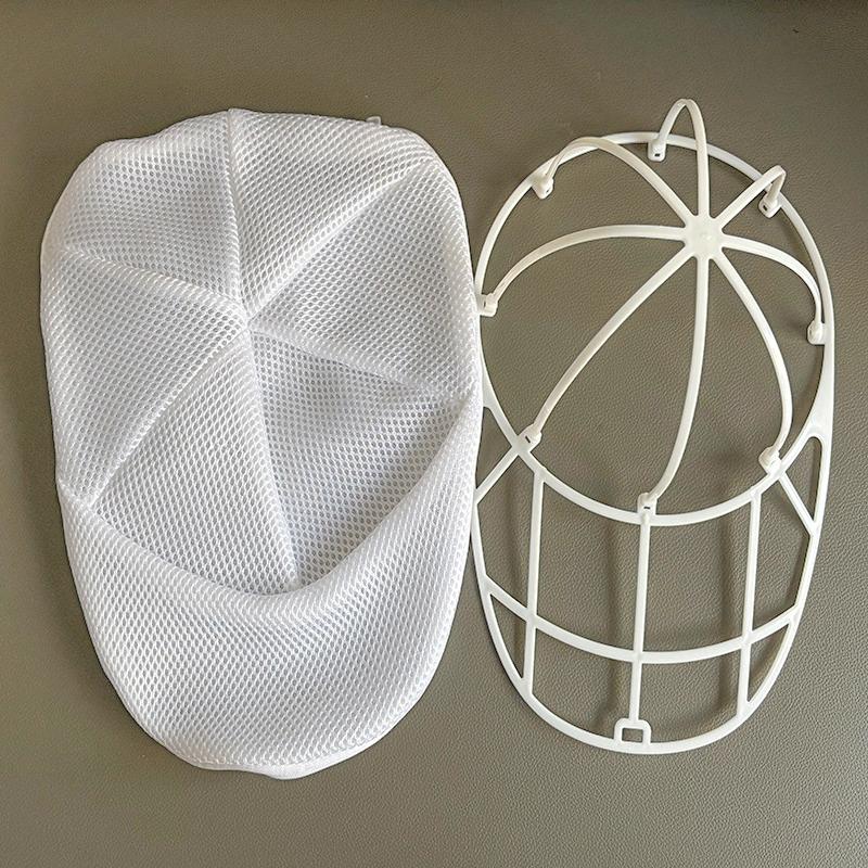 Hat Washer Cage for Laundry Washing Machine, Cap Cleaner Holder for Cleaning & Protection, Universal Hat Cleaner for Adult Baseball Caps, Wash Bags