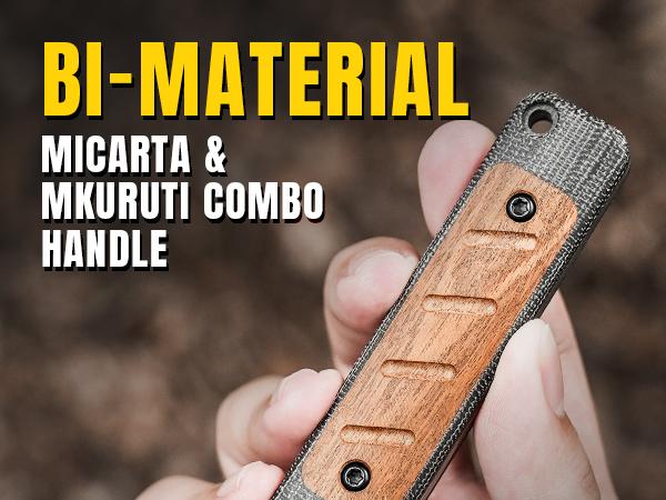 Kizer Smolt 154CM Steel Micarta & Mkuruti Handle 1063C1 Knives sharp blade kitchen cooking knife damascus steel