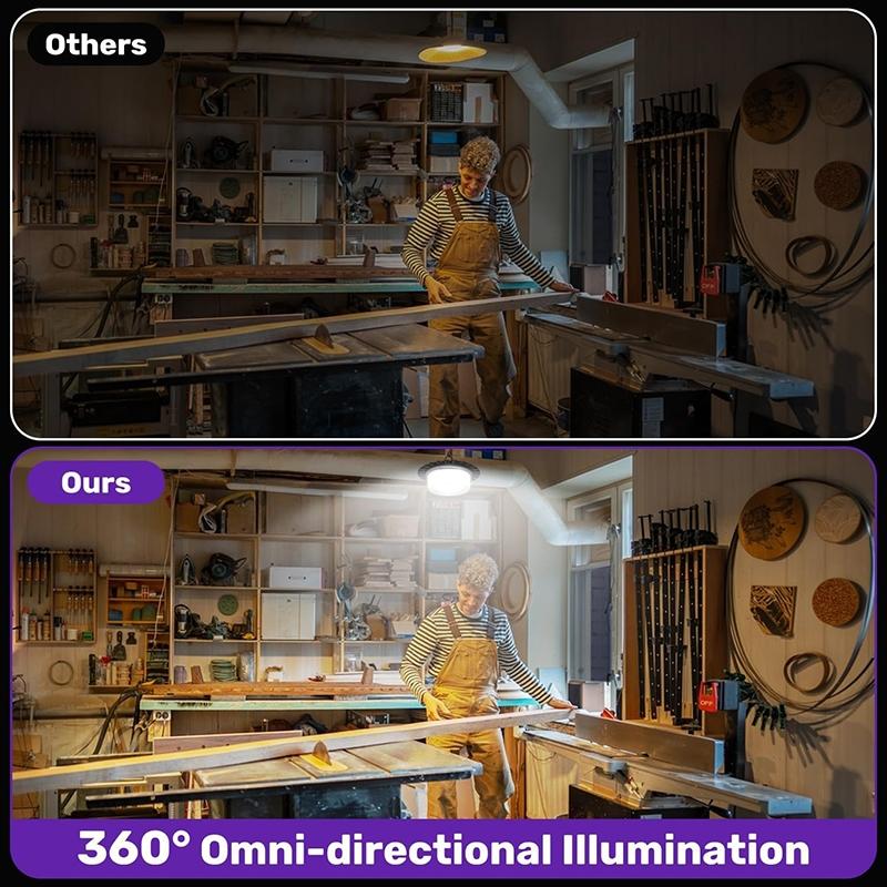 Solar Shed Light Outdoor Indoor, Upgraded 244 LED 360° Lighting Motion Sensor Pendant Lamp, Waterproof Solar Lights with Remote Timer Modes