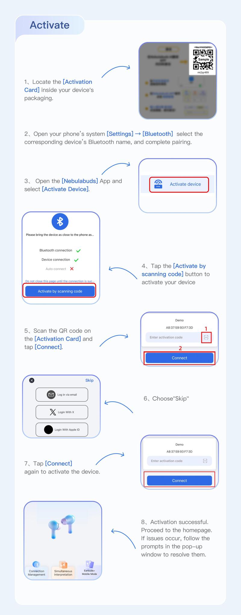 AOC ACD3521 Clip-On Ear Headphones with Real-Time Translation in 169 Languages, Audio-Visual Future Touch Screen, Wireless Headphones for Music & Phone Calls, Sport Waterproof & Sweatproof