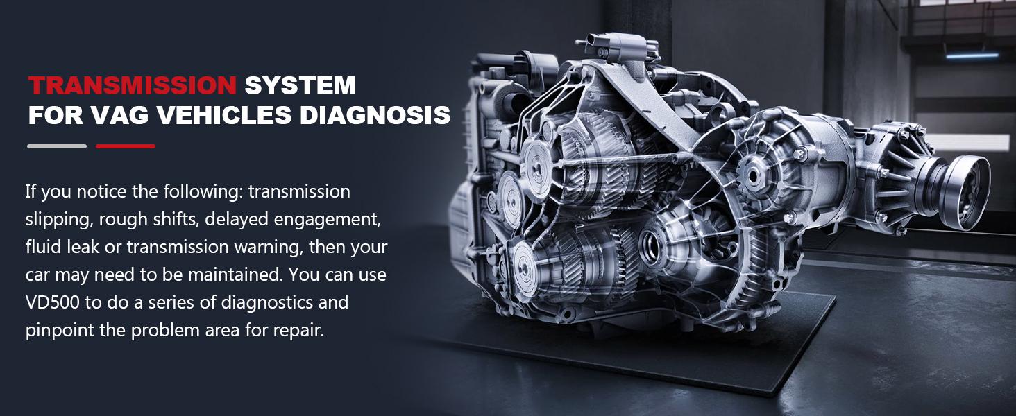 ANCEL VD500 OBD II DiagnosticScanner for Volkswagen VW AudiSkoda Seat Diagnosis Check EngineLight EPB ABS SRS Code Reader OilThrottle Position Adaption Brake PadReset Tool