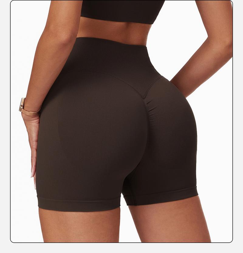 Women's High Waist Sports Shorts, Breathable Comfortable High Stretch Skinny Shorts, Gym Shorts, Ladies Sportswear for Indoor Outdoor Wear, Workout Clothes, Athletic Shorts, Activewear