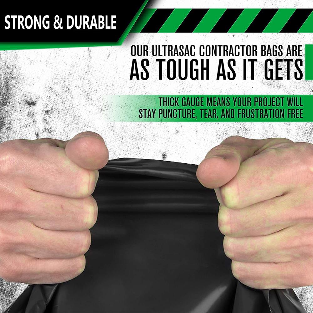 Scotts 30 Gallon Boxed Disposable Non Tear Black Large Trash Bags, For Large Kitchen Trash Can, Ultra Strong 113.5L Multipurpose Cleaning Supplies For Industrial, Garden, Home, Commercial - Durable, Leak-Proof, Easy To Use Garbage Bags