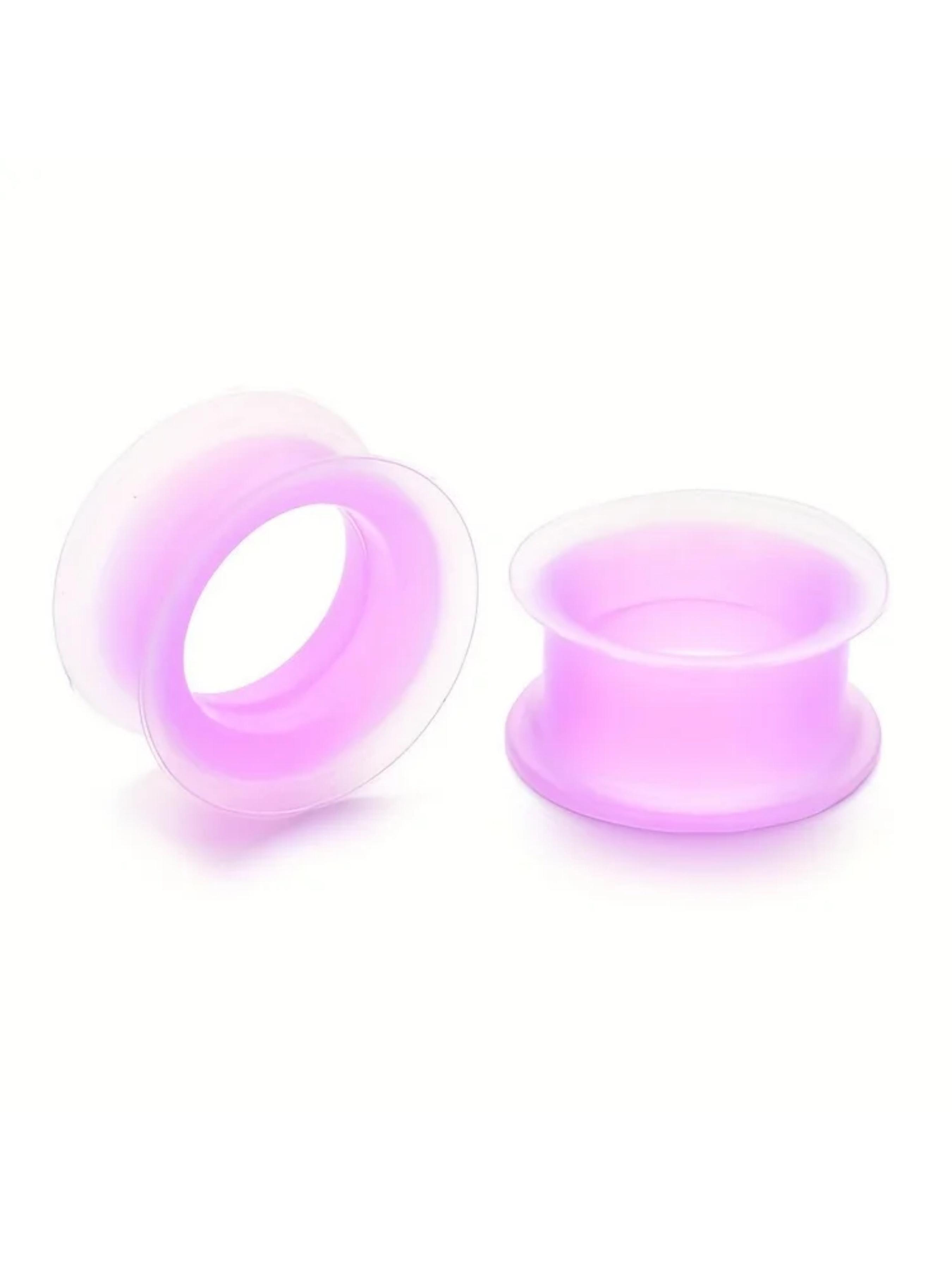 1-8Pairs 6mm-12mm Simple Silicone Ear Expander, Ear Stretcher, Ear Piercing Jewelry For Men