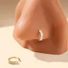 【Black Friday】Luxury Nose Ring, Elegant Nose Hoop for Parties, Ideal Birthday Gift, Versatile Accessory for All Seasons