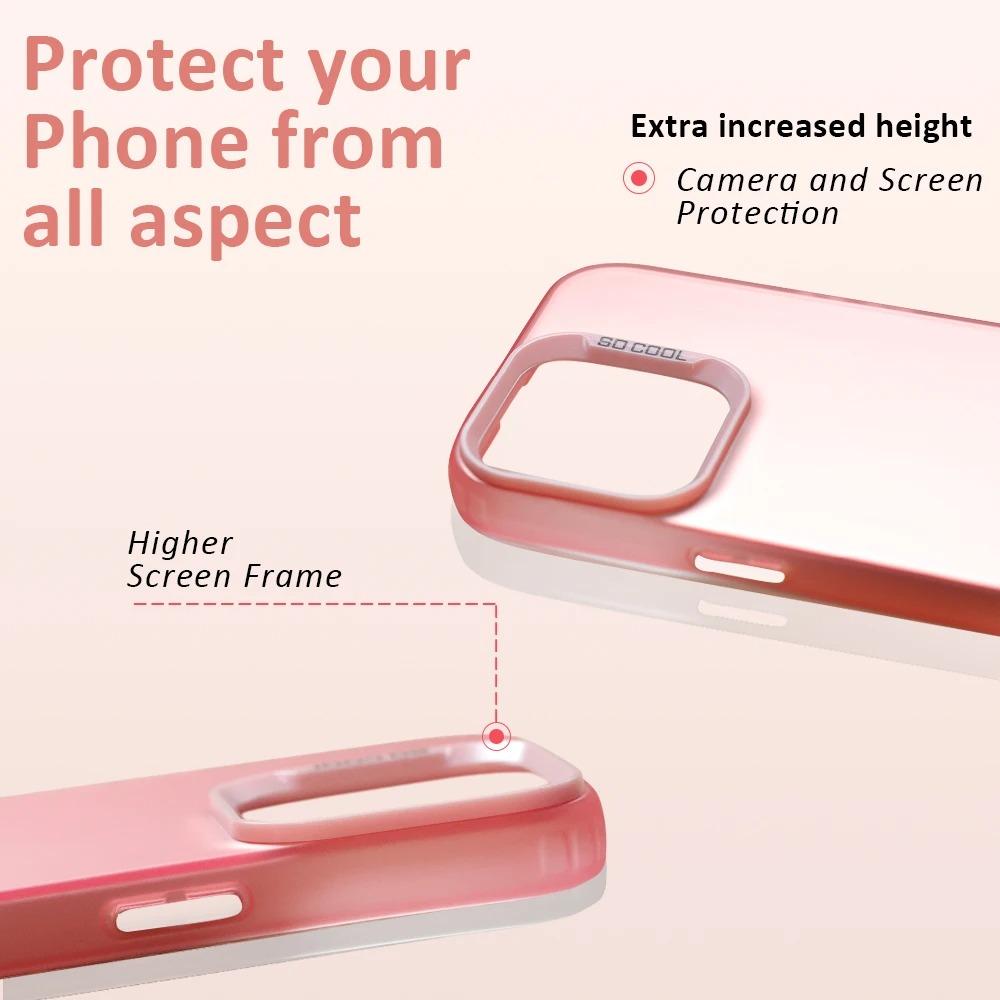 L-LuffyS Ace One P-Piece Phone Case For iPhone 12 13 14 15 16 17 Pro Max Air | Aurora Gradient Laser Metallic Phone Case | Multicolor Matte Finish with Smooth Soft-Touch Feel | Scratch-Resistant Anti-Fingerprint Protective Cover