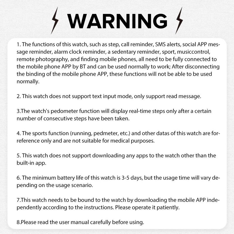 SIMSONLAB Low Power Smart Watch, Fitness Tracker Watch for Kids, Water Reminder, Sitting Reminder, Wireless Calls, Message Alerts, Clock, Weather Display, Music Control, Multi-Functional New Year Gift Suitable For All Ages