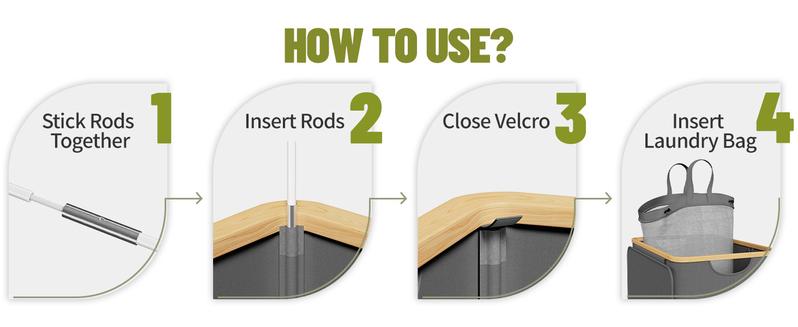 Laundry Basket with Lid, 160L-250L Laundry Hamper,2/3 Section Clothes Hamper, Hamper with Lid with Removable & Washable Bags Collapsible Hampers for Bedroom, Aesthetic for Bathroom