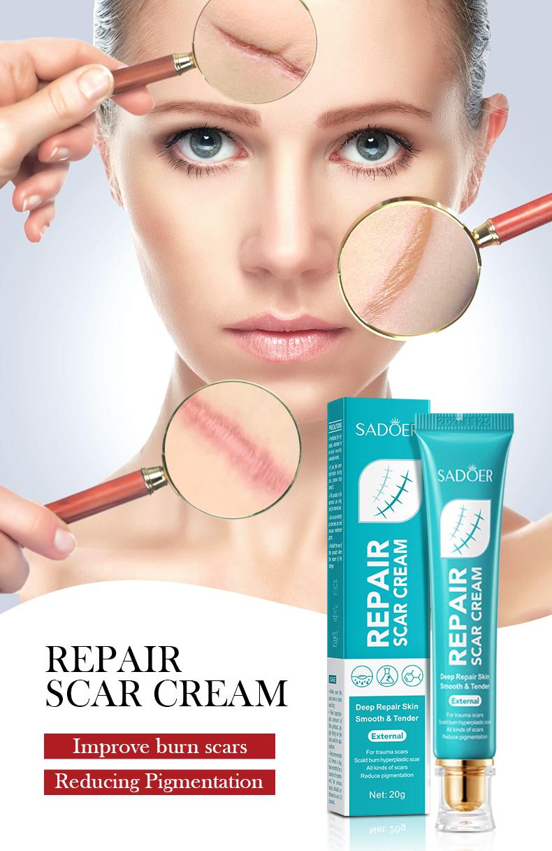 Scar Repair Gel - A lightweight formula for face and body that effectively fades acne scars and stretch marks
