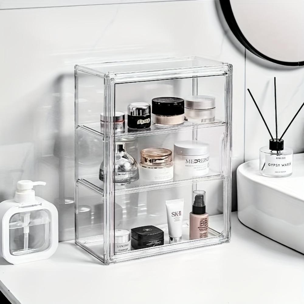 Acrylic storage and display box, suitable for blind box figures, cosmetics, cups and wine utensils —— can be wall-mounted