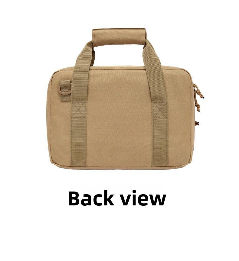 Military fans outdoor portable multi-functional handbag leisure sports anti-splashing diagonal span bag storage bag tactical pistol bag