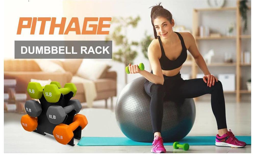 Steel Dumbbell Rack Stand - Heavy Duty Weight Storage Holder for Home Gym Organization dumbbell set Organizer Training Equipment