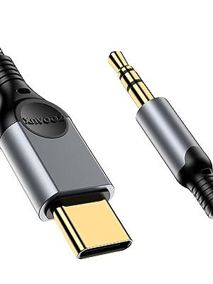 ZOOAUX USB C to 3.5mm Audio Aux Jack Cable[4ft], Premium Type C Adapter to 3.5mm Headphone Stereo Cord Car for iphone 16 15(Pro Max/Plus),iPad Pro,Samsung S24 S23 S22 S21 Ultra Pixel Oneplus Accessories Headset
