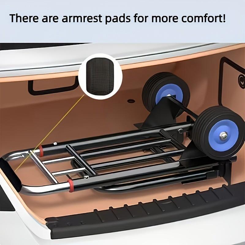 Multi-Purpose Cargo Handling Folding Trolley Wrist Pad, Protective Mat with Adjustable Magic Tape, Non-Slip Textile Hand Protection Pad
