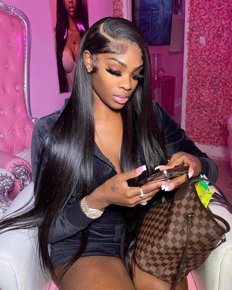 Bone Straight 4x6 5x5 Glueless Wig Brazilian Human Hair Wigs Transparent Lace Closure Wig for Women Ready to Wear 6x4 Lace Wig Pre Cut Pre Plucked On Sale 180% Density Bling Hair TikTokShopHolidayHaul