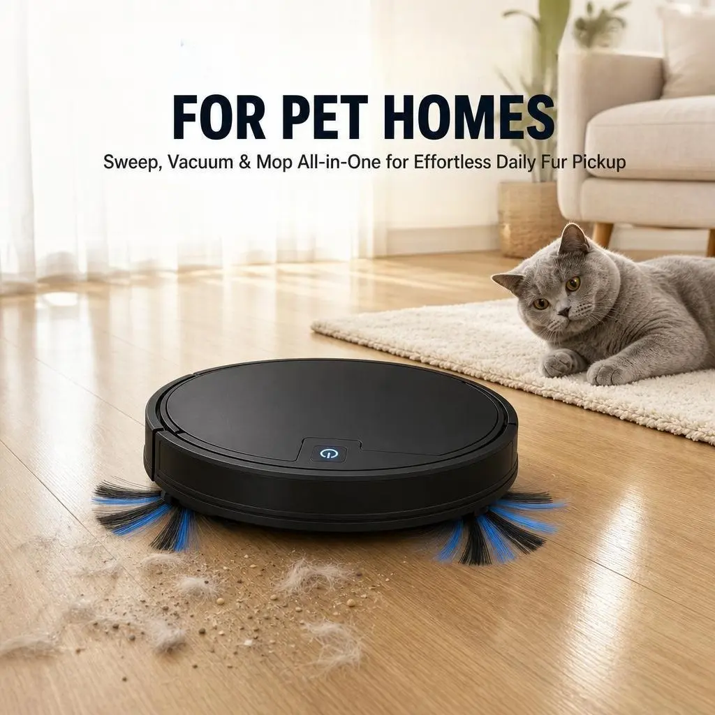 110V Plug Rechargeable Vacuum Cleaner, USB Charging Household Floor Cleaning Device, Portable Cleaning Tool for Apartments