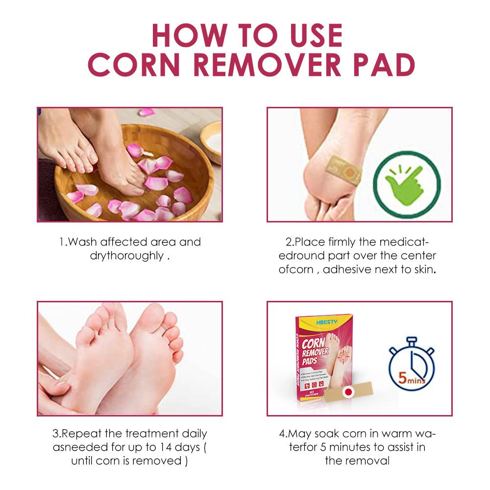 Corn Removal Patch for Foot Callus & Wart Treatment