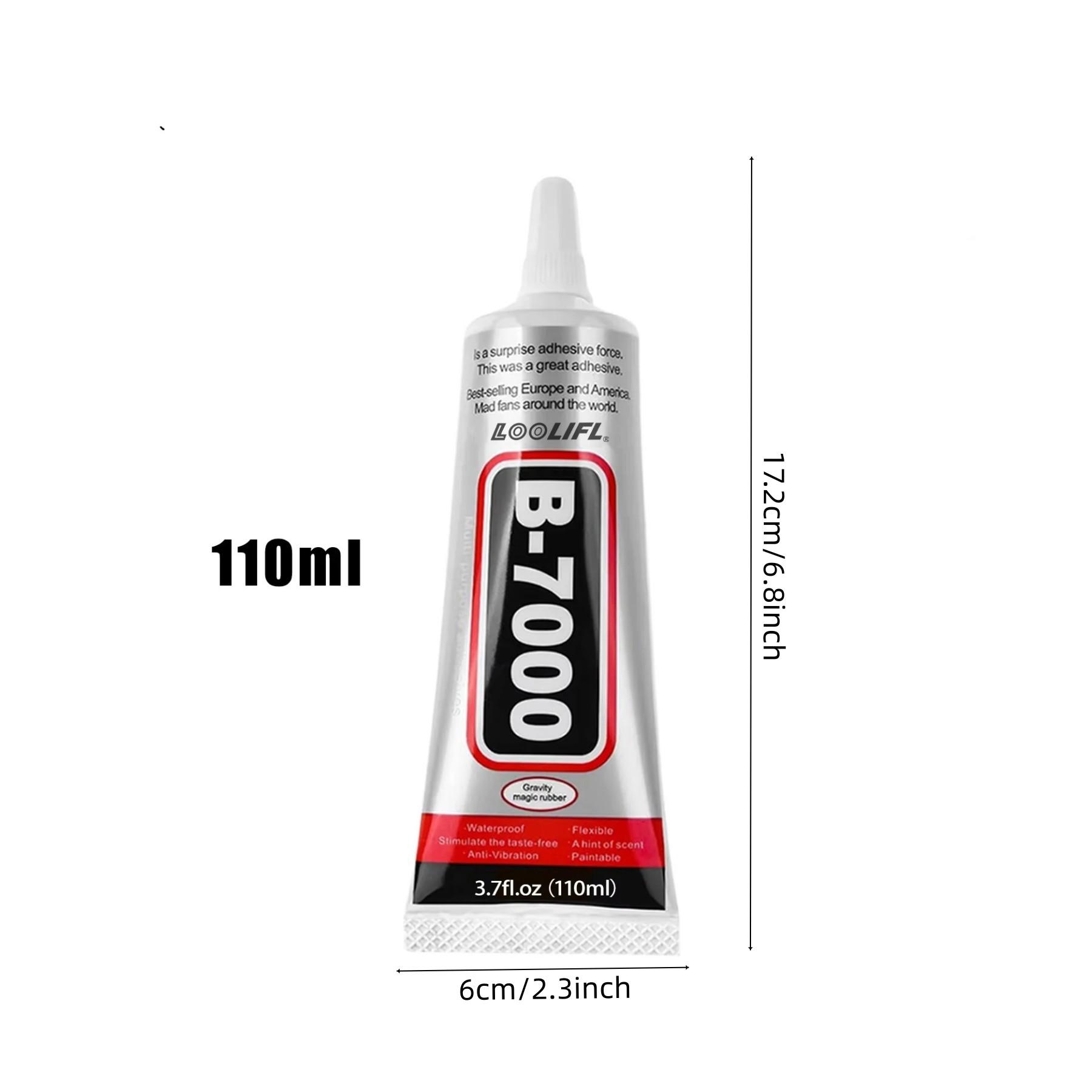 110ML B-7000 Super Water Gel, Strong Adhesive for Jewelry Making, Fabric Repair, Phone Screen Fix, Metal, Stone, Nail Art, Glass