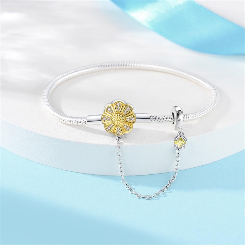 Yellow flower bracelet, bead bracelet, DIY personalized fashion bracelet, natural beauty, today's bracelet, gift decoration friendship bracelet bracelets for women bracelet friendship bracelets