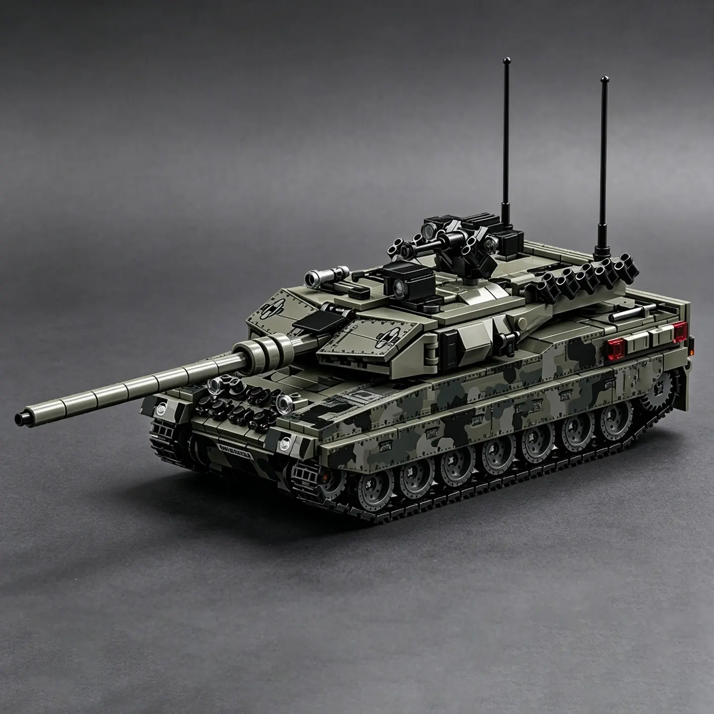 Medium Tank Building Set, Building Block Sets, Leopard 2a7 Model Kit, Wwii Military Toy, Assembly Puzzle, Home Decor, Ideal Gift for Military Enthusiasts