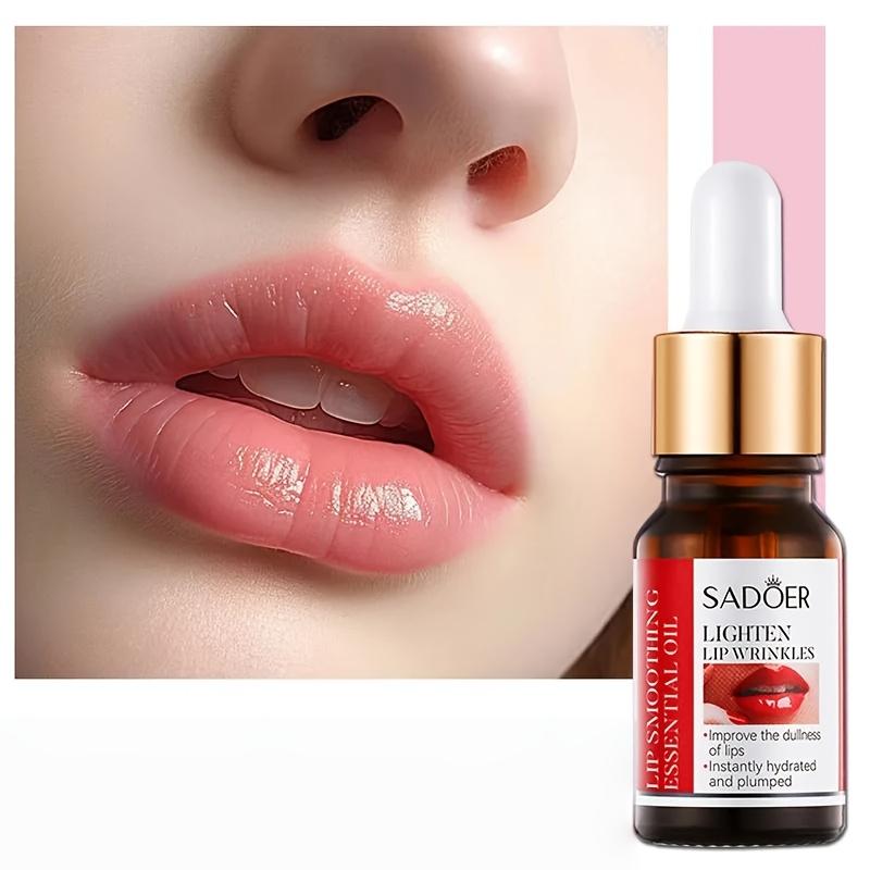 2pcs Lip Booster Plumping Essential Oil Hyaluronate Acid Moisturizing Sexy Lip Brightening Fade Lines Plump Lips Serum