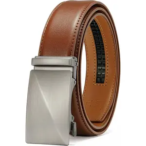 Men's Leather Ratchet Belt - 35mm - Customizable
