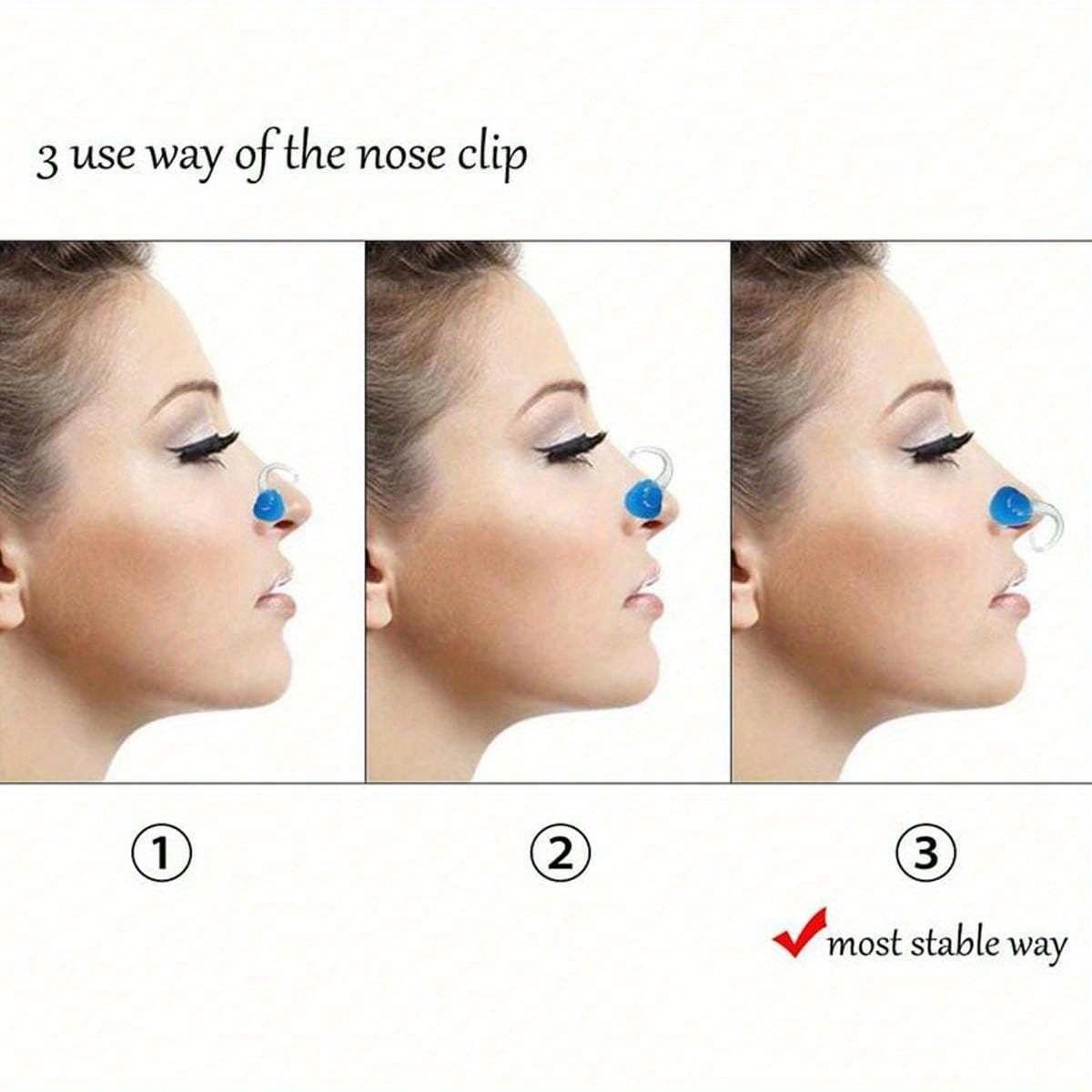 6pcs waterproof silicone swimming nose clips, soft nose protection for surfing and swimming, lightweight and comfortable swimming accessories