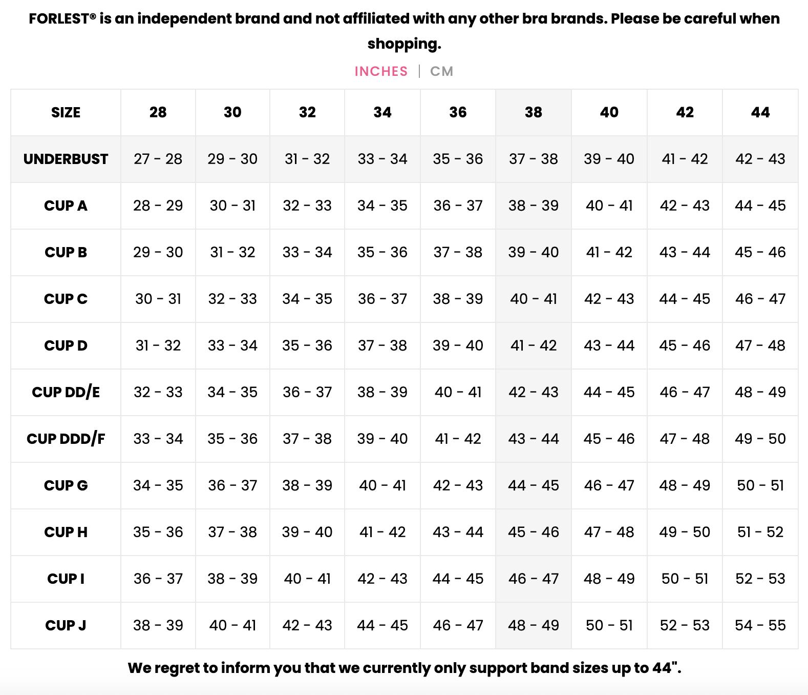 FORLEST Pullover Hannah 2.0 Enhanced W-Support Bra Up to Size 42“