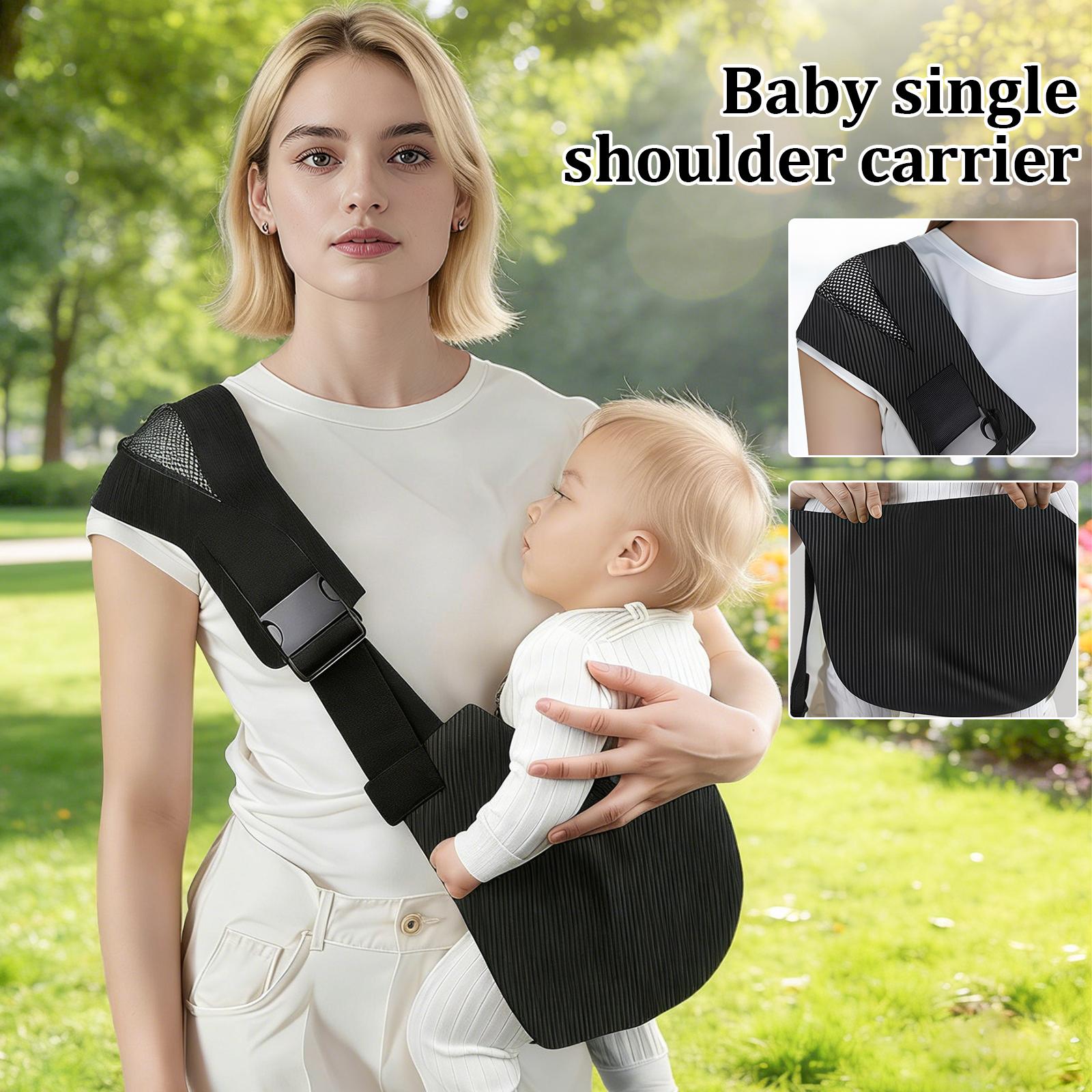 Baby Crossbody Carrier Strap, Infant Carrier, Portable Compact Travel Portability Single Shoulder Baby Carrying Belt with Durable Construction, Perfect for Christmas Halloween Easter Gifts