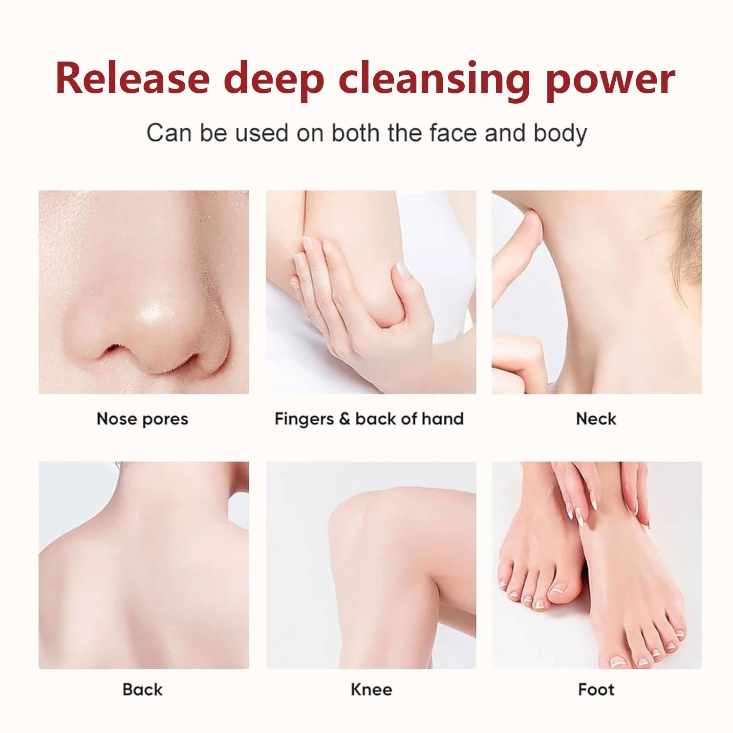 SUMIFANG Exfoliating Body Gel 60g | Purifies pores + Deep cleanses + moisturizes, all in one bottle | Say goodbye to roughness and dullness, massage directly onto dry hands and face.