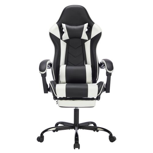 【Bellemave】Gaming chair, Computer chair Ergonomic chair with footrest Office chair Ergonomic computer chair with lumbar backrest Blackgray 【Bellemave】Gaming chair, Computer chair Ergonomic chair with footrest Office chair Ergonomic computer chair with lumbar backrest Blackgray