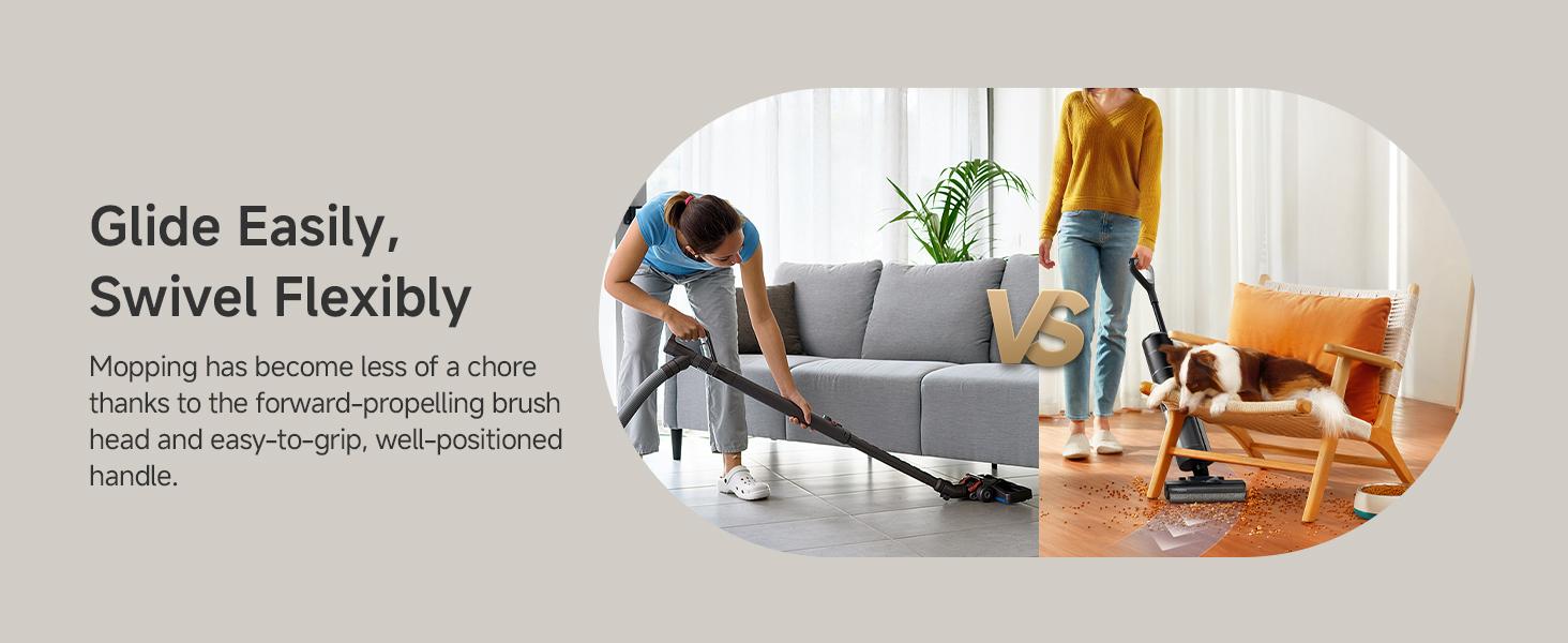 DREAME G10 Pro SE Vacuum Mop, Wet Dry Vacuum Cleaner, Cordless Vacuum Mop All in One for Hard Floors