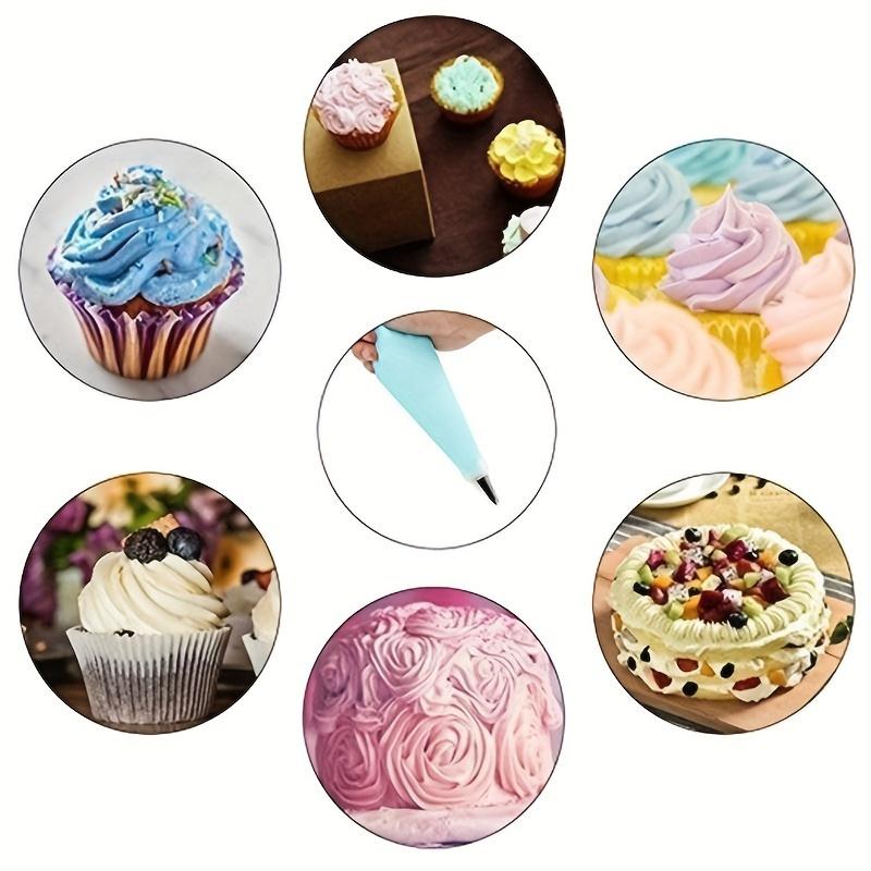 38pcs/set Piping Nozzle & Box Set, Simple Piping Tip & Storage Box For Baking Including 32 Mounting Tips + 2 Mounting Nails + 2 Mounting Bags + 2 Converters)