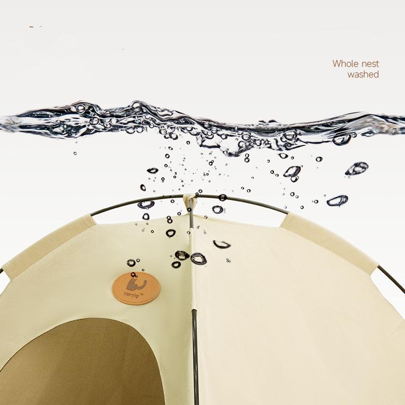 Foldable Pet Tent with Mat - Ideal for Outdoor Travel and Camping - Suitable for Cats and Dogs - Perfect Nest for Pets in All Seasons， cozy  cat  house pet  nest