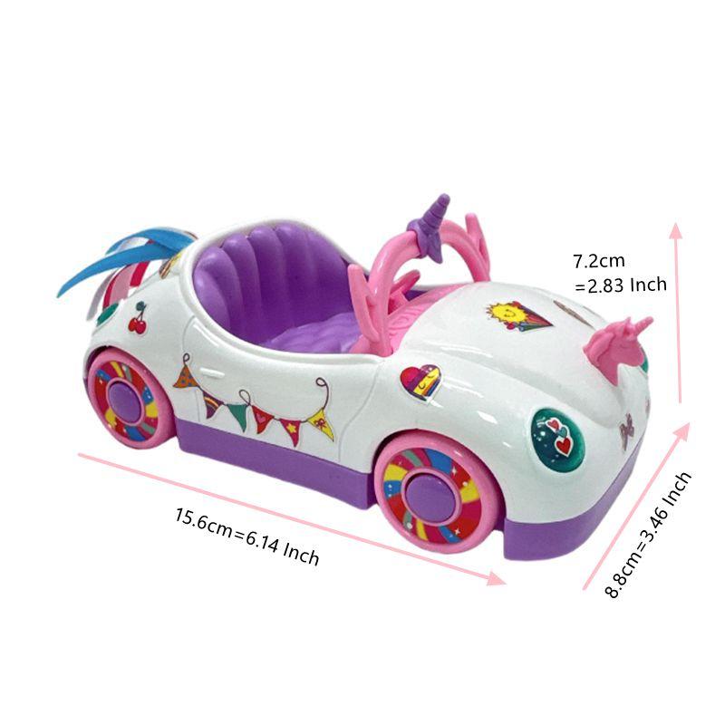 Cute Mini Car Model Doll Accessory, 5.5 Inch Baby Doll, Unisex Toy, No Battery Required, Perfect for Collectors and Kids