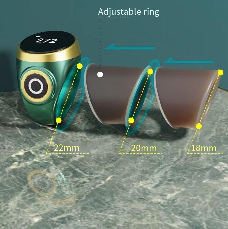 Smart Digital Prayer Ring, Silent Precise Counting, Adjustable Sizes, Waterproof, Portable Faith Tool for Worship, Meditation, Daily Use