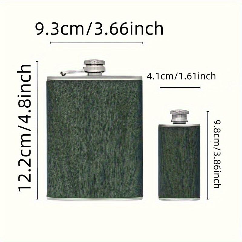 Multi-Style High-End Stainless Steel Flask Set - Portable Leak-Proof Whiskey Rum Vodka Hip Flask with Gift Box, Drinkware, Great Gift for Friends Elders Holidays, Perfect for St. Patrick's Day Easter Valentine's Day Eid Celebrations.