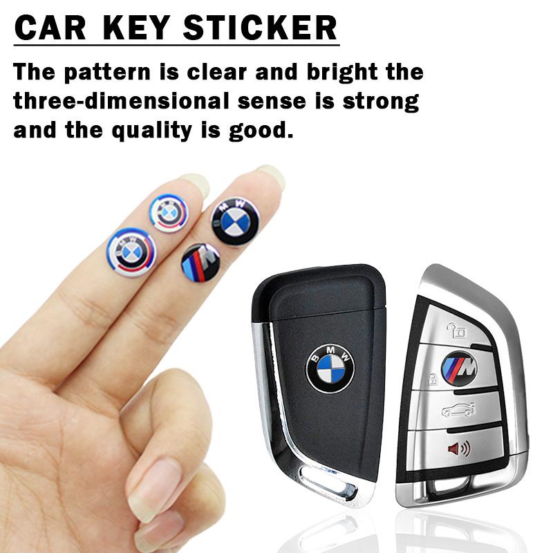 New Car Remote Key Sticker Badge Emblem, Suitable for Bmw M Performance E36 E39 E46 E30 E34 E53 E90 E60 E70 E92 E93 E83 E84 E87 G01 G11 G12 G20 G30 X1 X2 X3 X4 X5 X6 X7 F30 F20 F10 F15 F16 M3 M4 M5
