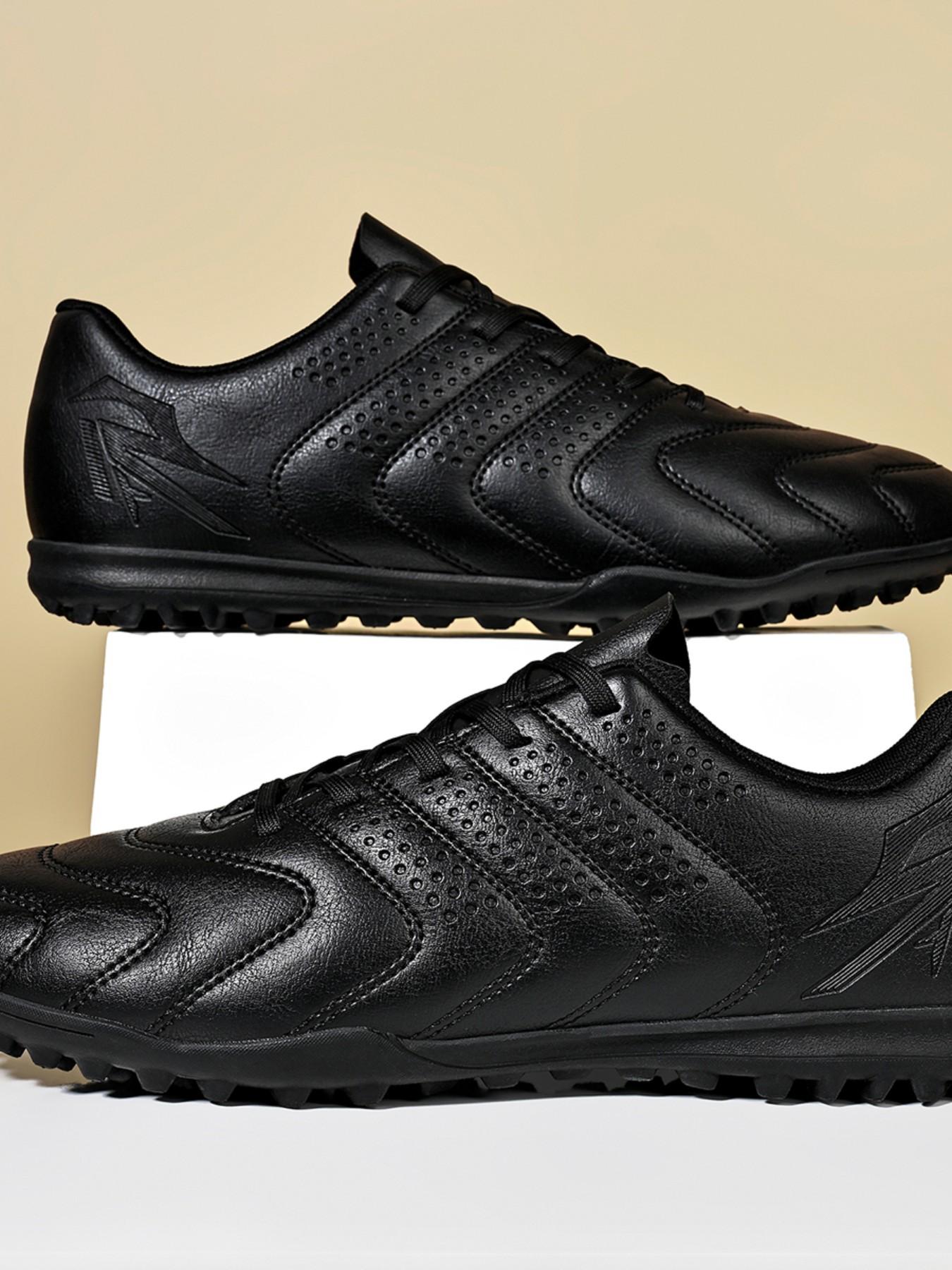Men's Football Shoes TF Studs, Outdoor Sport Sneakers, Durable Anti-Slip, Superior Grip, Ankle Protection, All Seasons, Sports Lovers Essential