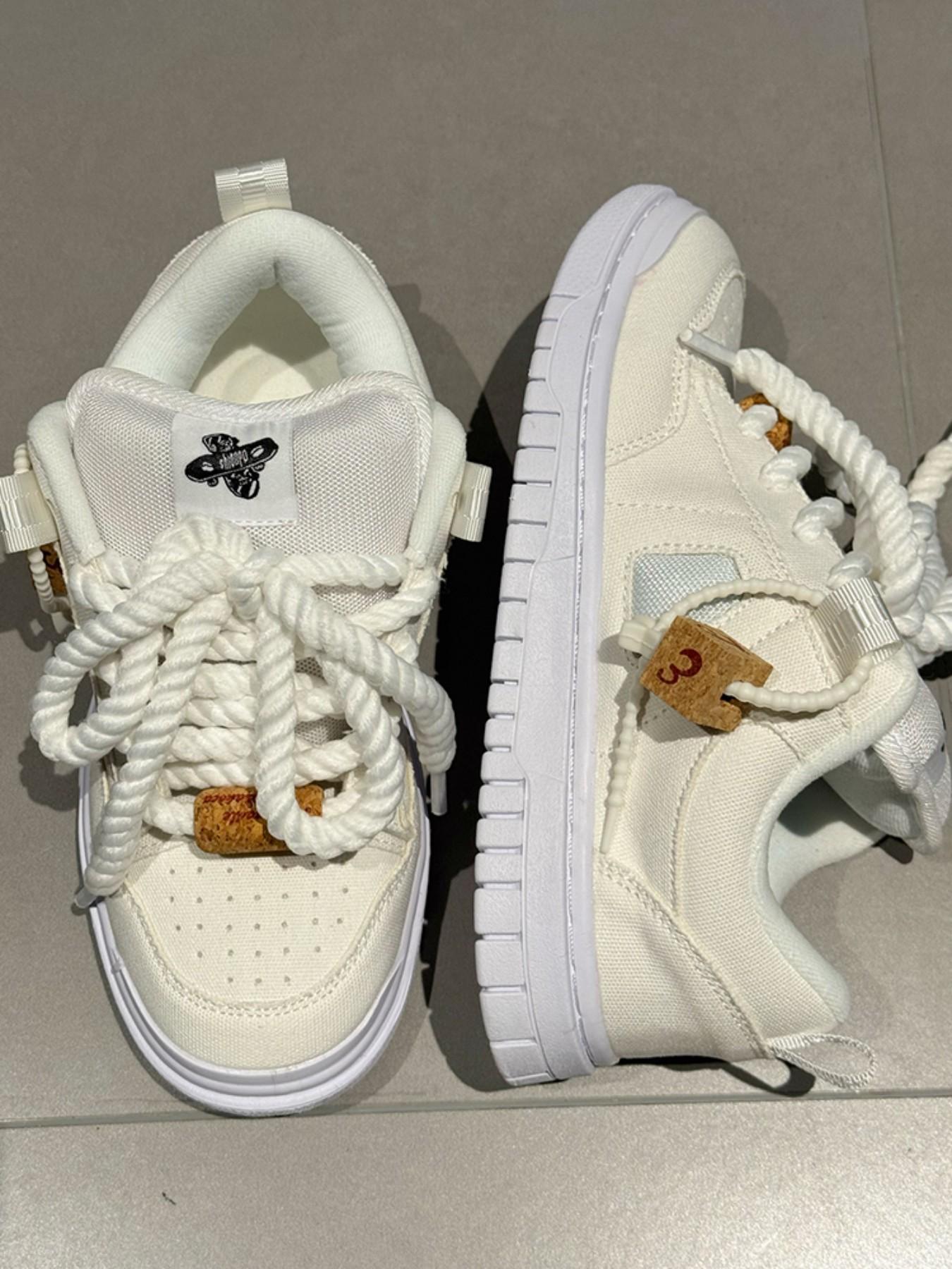 Men's Casual Canvas Shoes, Low Top Round Toe, Lace-Up Flatform, Anti-Slip Rubber Sole, Unisex Couple Sneakers, All-Season Fashion