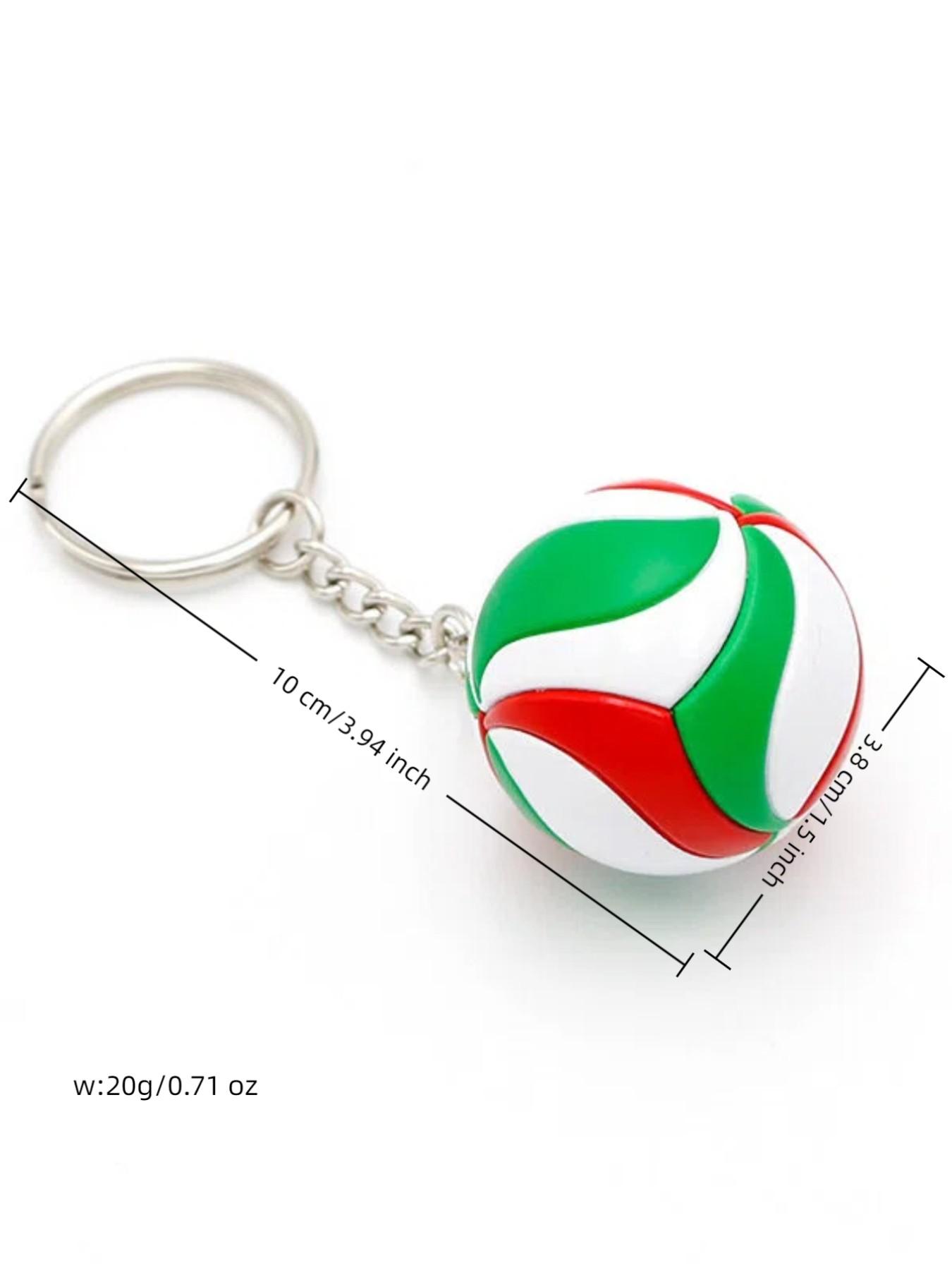 Volleyball Keychain Bag Charm Sports Competition Award Creative Gift, Unique Volleyball Accessory for Athletes & Fans