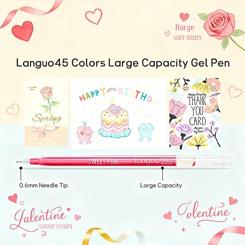 Languo 168pcs Carry Bag Art Kit, Large Capacity Journaling Gel Pens & Acrylic Paint Markers, Auto Ink System, Professional Art Creation, Christmas Presents