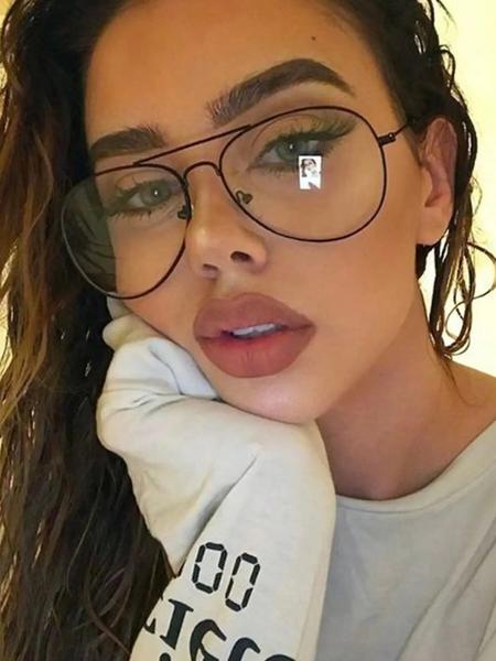 Quality Metal Fashion Classic Retro Aviator Frame Blue Light Blocking Glasses, Casual Style All Seasons Eyewear for Men & Women, Anti Blue Glasses