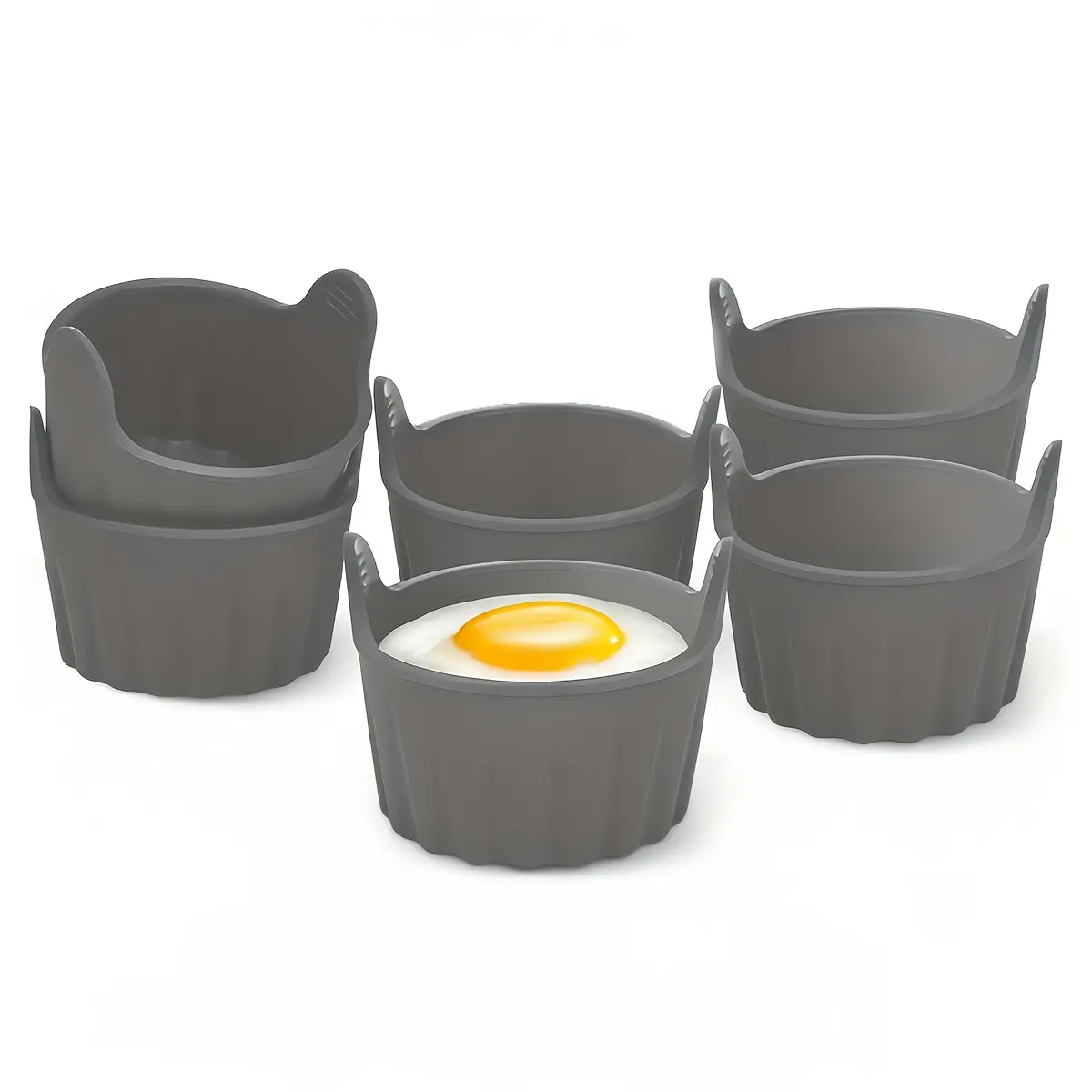 10-Piece Industrial Grade Air Fryer Baking Cups Kit, High-Strength Anti-Warp Silicone Muffin Liners, Ergonomic Round Non-Stick Cupcake Mold, Silicone Baking Molds for Commercial Kitchen Food Prep Defense, Ultimate Hardware Upgrade Pack