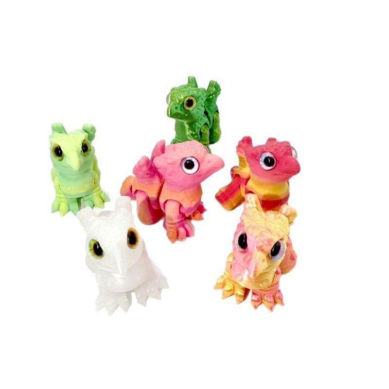 3D Printed Toy Griffin Wings Small Animal Jointed Simulation Fun Ornament Creative Handmade Model, Unique Collectible Decorative Piece