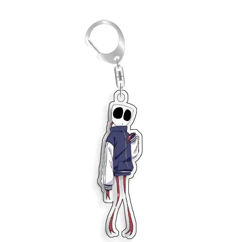 For The Amazing Digital Circus Ragatha Pomni Caine Kinger  Acrylic Selfmade Cute Cartoon Anime Keychain Pendant Toy Gifts 5cm