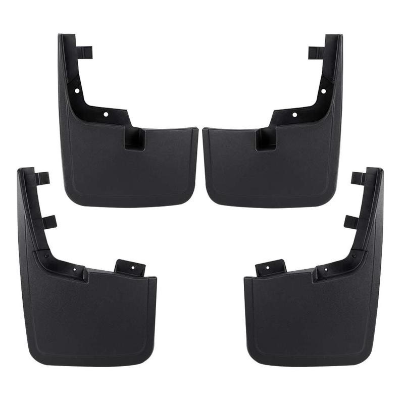 CROSSDESIGN Fit For 2015-2018 Ford F-150 Front&Rear Molded Splash Guards Mud Flaps Mudguard