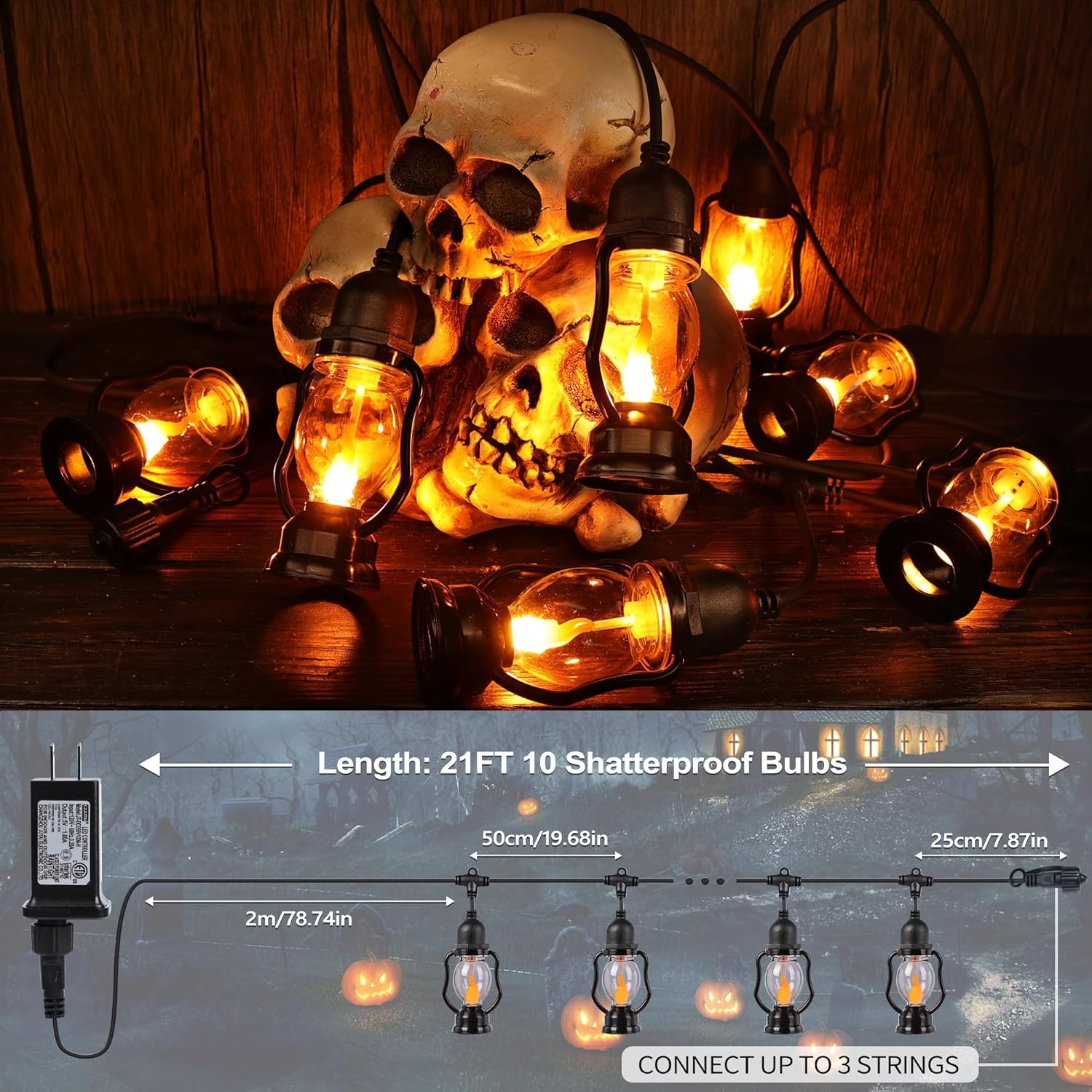Flame Outdoor String Lights, 21FT Patio Lights with 10 Flickering Flame Bulb, Timer, LED Outdoor Decorative Orange Lights for Patio, Yard, Bistro, Porch, Garden Decor Flame Outdoor String Lights, 21FT Patio Lights with 10 Flickering Flame Bulb, Timer, LED Outdoor Decorative Orange Lights for Patio, Yard, Bistro, Porch, Garden Decor