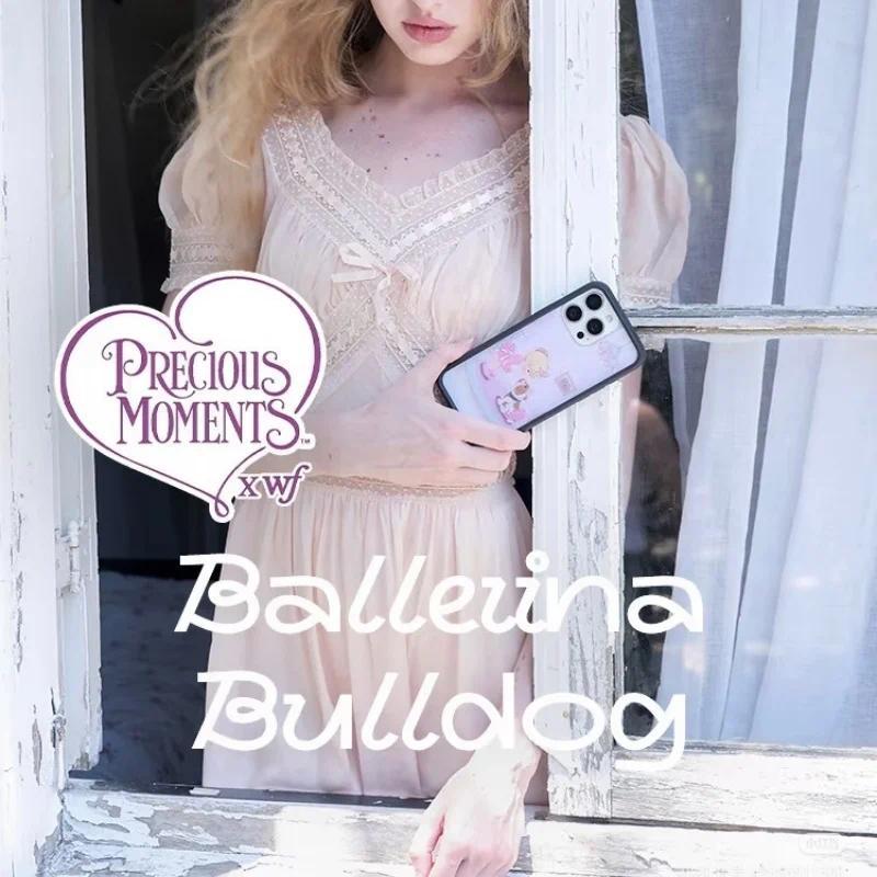 Wildflower Bulldog for iPhone Series 11-17, , , Plus, Air - Cute Pattern Mobile Accessories, WF Precious Moments Protect shockproofmobile cellphone cutest design luxury crystal texture fully fashionable protective everyday use model back shockp edge se mi